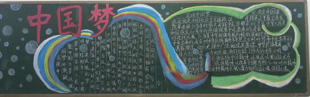中国梦我的梦黑板报 中国梦我的梦黑板报