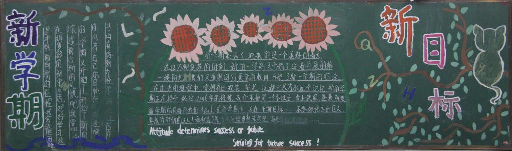 2022新学期黑板报图片大全,新起点新目标新气象 2022新学期黑板报图片大全,新起点新目标新气象