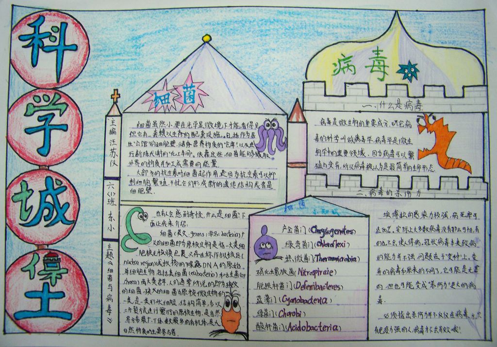 科学手抄报图片简单又漂亮 科学手抄报图片简单又漂亮
