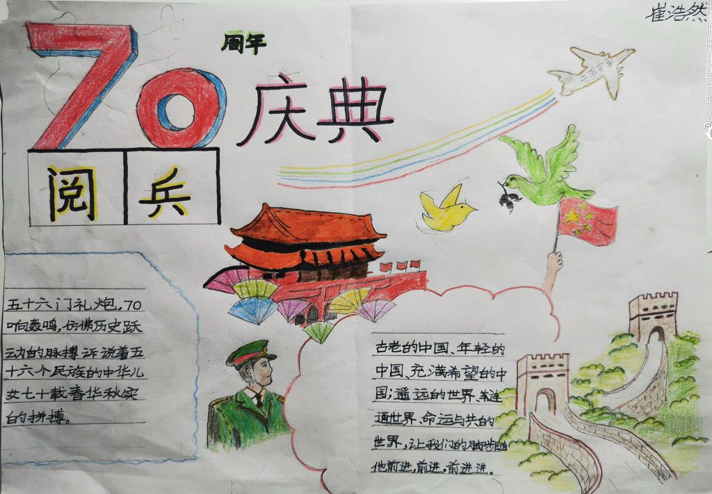 节前最后一波国庆节手抄报,还在犯愁的宝妈们速进 节前最后一波国庆节手抄报,还在犯愁的宝妈们速进