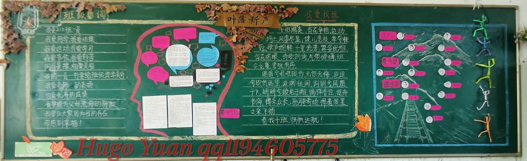 我爱我班黑板报图片 我爱我班黑板报图片