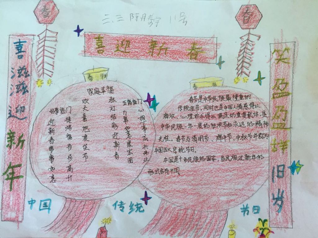 生活中的中国传统文化手抄报 生活中的中国传统文化手抄报