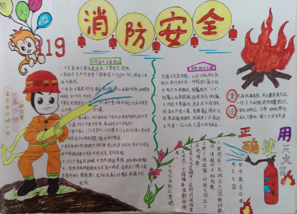 预防火灾从我做起手抄报大全 预防火灾从我做起手抄报大全